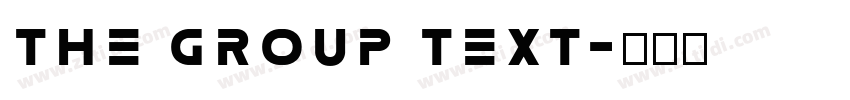 the group text字体转换